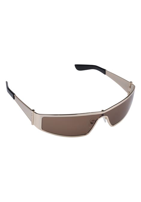 Occhiali Da Sole a Mascherina Avorio ALEXANDER MCQUEEN | 821679-I33307024